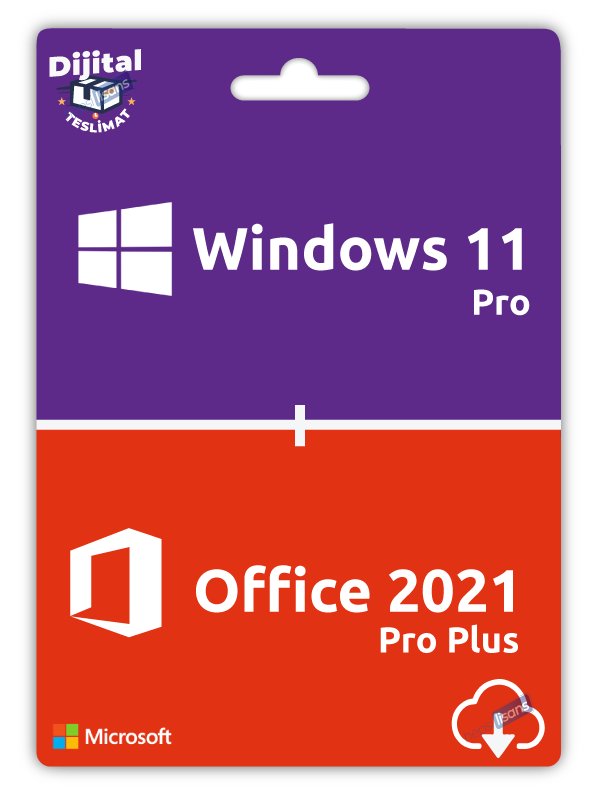 Hepsilisans Windows 11 Pro + Office 2021 Pro Plus